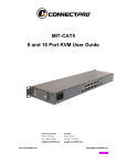 ConnectPRO MIT-CAT5 8 User guide