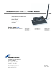 MaxStream XStream-PKG-R RS-485 Product manual