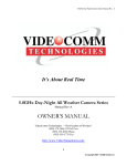 VideoComm Technologies ZX-520SR100 Owner`s manual