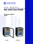 U-Line ADA SERIES ADA24RGL Troubleshooting guide