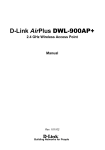 D-Link AirPlus DWL-900AP Specifications