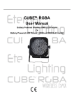 Eternal Lighting Cube RGBA User manual