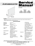 Mitsubishi Electric WD-52525 Specifications