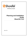 ShoreTel ShoreWare Installation guide