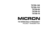 Micron TX700B Instruction manual