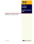 Allied Telesyn International Corp AT-FH824u User`s guide