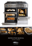 Britannia Range Cookers Instruction manual