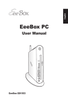 Asus EeeBox PC EB1503 User manual