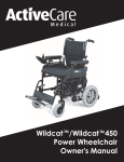 activecare medical Wildcat Owner`s manual