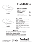 Bradley EXPRESS CRS-2/IR Installation manual