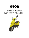 E-TON Beamer Owner`s manual