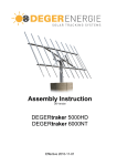 Deger Energie DEGERtraker 6000NT Specifications