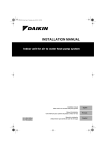 Daikin EKHBH030BA Installation manual