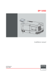 Barco DP-1200 Installation manual