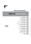 Daikin RXY12MY1 Installation manual