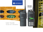 Motorola MTX4550 User guide