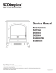 Dimplex DS5804 Service manual