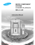 Samsung MM-L4 Instruction manual