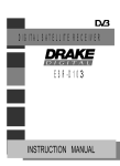 DRAKE ESR-D103 Instruction manual