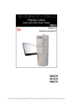 Rheem Solar Premier Loline Specifications