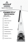 Bissell CLEANVIEW QUICKWASH 90D3 SERIES User`s guide