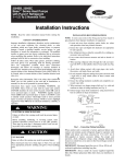 Carrier 25HBC Instruction manual