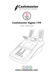 Cashmaster Sigma 170 User manual