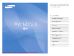 Samsung ES30 User manual