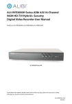 ALIBI ALI-HVR3000H Series User manual