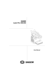 Sagem LASER PRO 346 User manual
