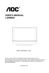 AOC L26W661 User`s manual