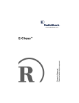 Radio Shack E-Chess Owner`s manual