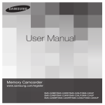 Samsung SMX- C24RP User manual