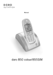 Doro DECT 160 User guide