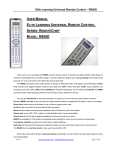 Elite R800D User manual