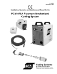 ESAB PCM-875A Specifications