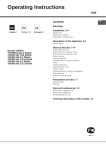 Ariston NRO 642 D Z Operating instructions