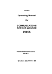 Aeroflex 2946A Operating instructions
