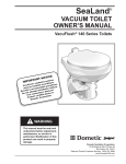 SeaLand 148 Owner`s manual