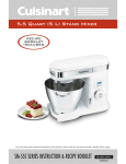 Cuisinart SM-CJ Operating instructions