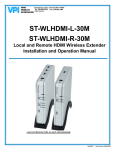 Video Products ST-WLHDMI-R-30M Specifications