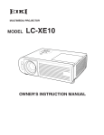 Black Box LC-XE10 Instruction manual