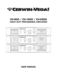 Cerwin-Vega IT-10.0 User manual