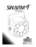 Chauvet Swarm4 User manual