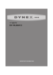 Dynex DX-19L200A12 User manual