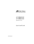 Allied Telesis AT-9006T Install guide