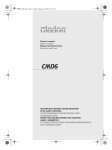 Clarion CMD6 Owner`s manual
