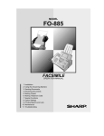 Sharp FO-885 Specifications