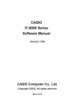 Casio IT-9000 Series Specifications