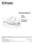 Dimplex DLGM29 Service manual